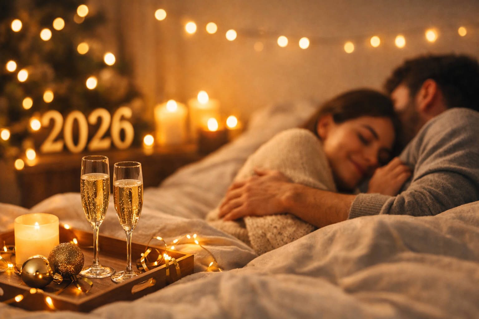 Lämmin, rauhallinen tunnelma – uusi vuosi ilman suorituspaineita