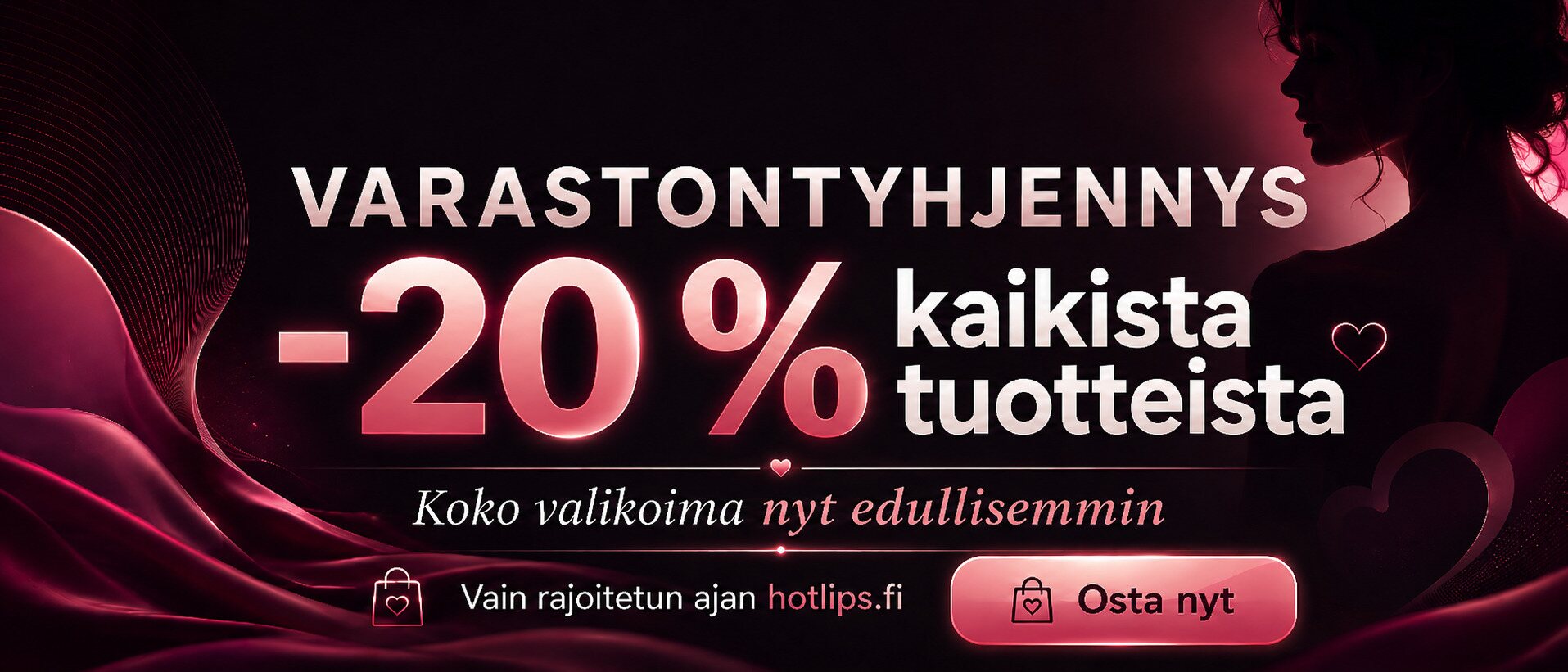 Varastontyhjennys -20%