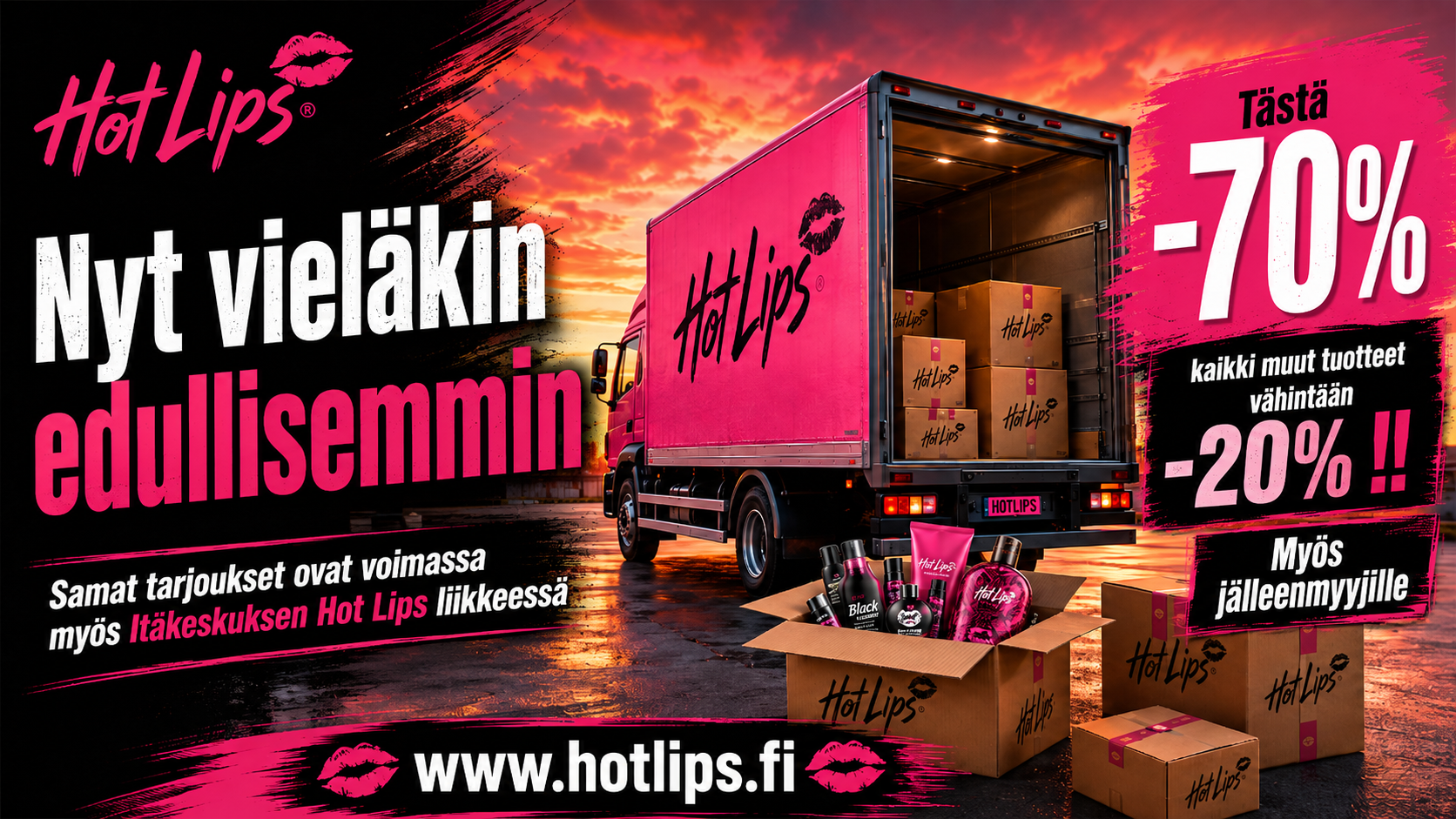 Hotlips products -70%