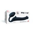Strap On Me Silicone Bendable Strap-On Musta M