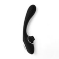 S Pleasures Premium Dual Suction Vibrator Svart