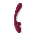 S Pleasures Premium Dual Suction Vibrator Rojo