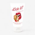 Lick It! Erotic Massage Gel 50 ml Kupliva mansikkaviini