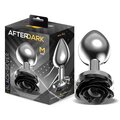 Afterdark Anal Plug Black Rose Hopea M