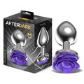 Afterdark Anal Plug Purple Rose Hopea M