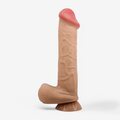 Pretty Love Silk Stroke Dildo Vaalea