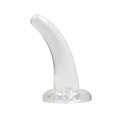 Real Rock Dildo 11.5 cm with suction cup Clear