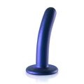 Ouch Smooth Silicone G-Spot Dildo 12 厘米 蓝色