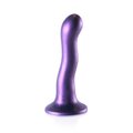 Ouch Smooth Silicone Curvy G-Spot Dildo Purppura