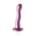 Ouch Smooth Silicone Curvy G-Spot Dildo Rosa