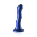 Ouch Smooth Silicone Curvy G-Spot Dildo Blue