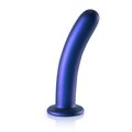 Ouch Smooth Silicone G-Spot Dildo 17 cm Blå