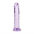 Real Rock Crystal Clear Dildo パープル