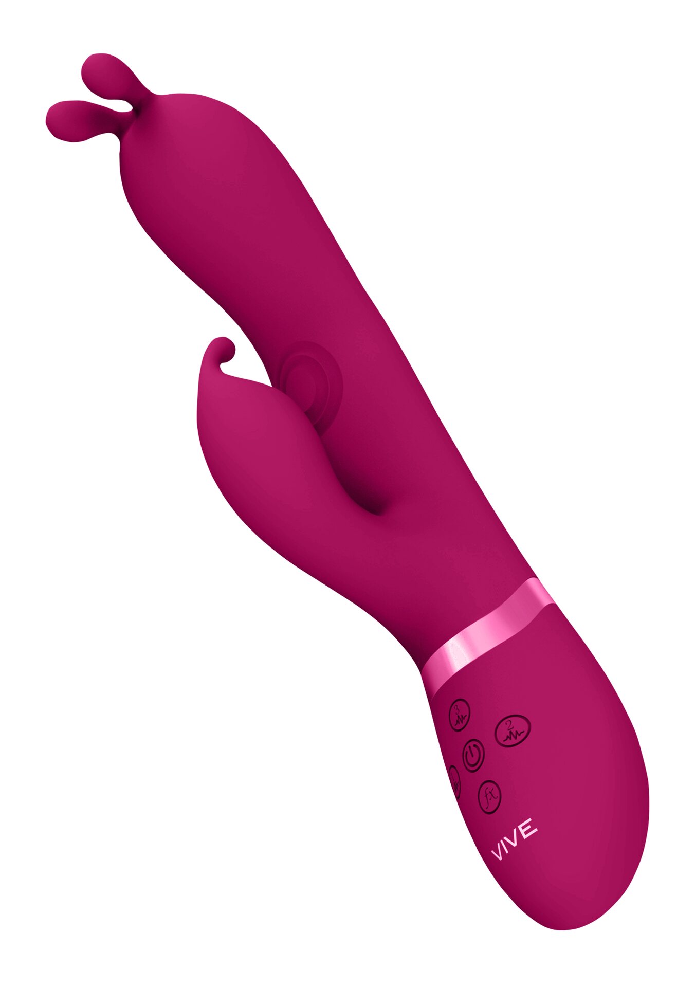 Vive Gada - Vibrating Bunny Ear G-Spot Rabbit with Pulse Wave Shaft Lila