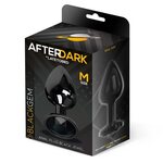 Afterdark Black Gem Metallic Butt Plug M