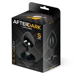 Afterdark Black Gem Metallic Butt Plug S