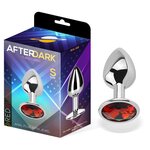 Afterdark Black Gem Metallic Butt Plug S