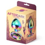 Afterdark Black Gem Metallic Butt Plug S