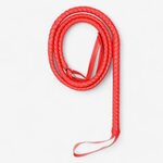 Crimson Dominator Bull Whip Czerwony