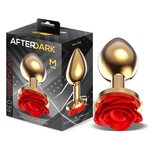 Afterdark Anal Plug Red Rose Kulta M