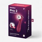 Satisfyer Pro 2 Generation 3 Vínově červená