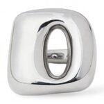 Flick – Fashion Ring Vibrator for Clitoral Stimulation Srebrny