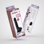 Crushious Inviktus Liquid Silicone Dildo 19 cm – Ultra-Realistic with Suction Cup Svart