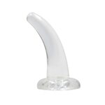 Real Rock Dildo 11.5 εκ. με βεντούζα Διαυγές