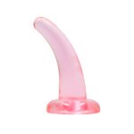 Real Rock Dildo 11.5 εκ. με βεντούζα Ροζ