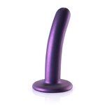 Ouch Smooth Silicone G-Spot Dildo 12 cm Purpurowy