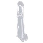 Poistotuotteet Penisjatko 18.6 cm Läpinäkyvä