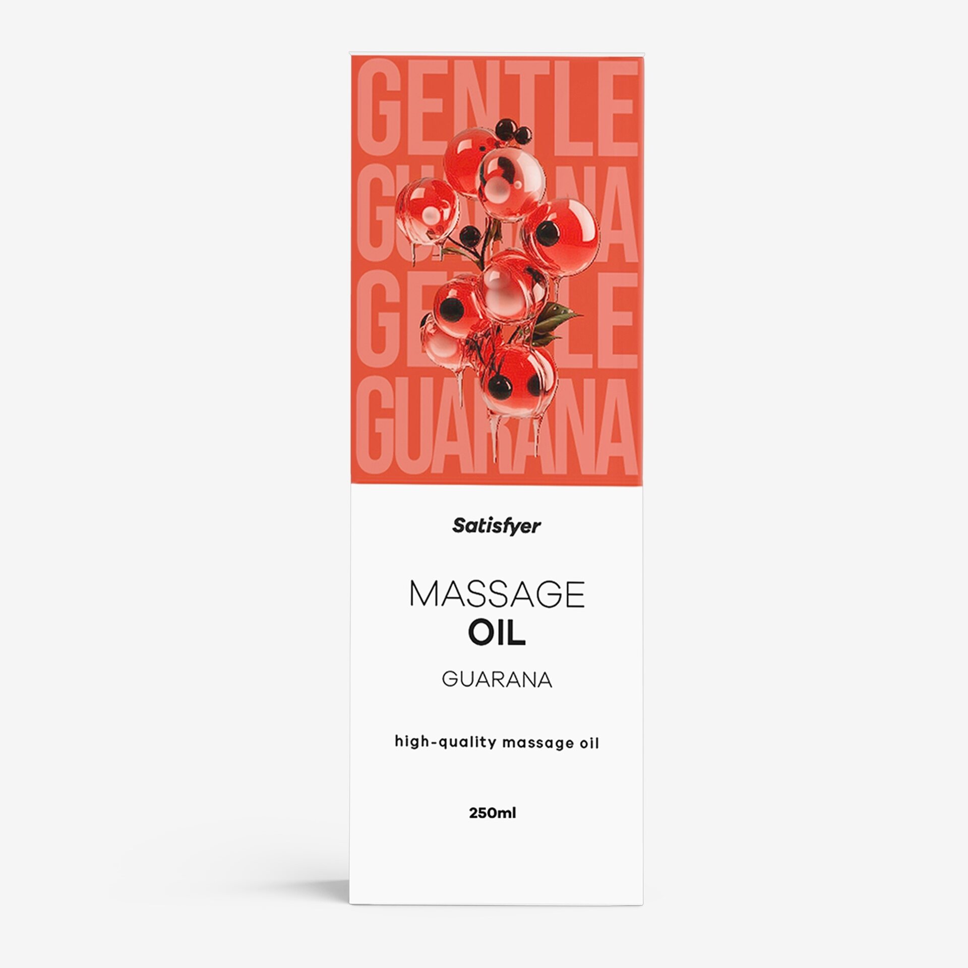 Satisfyer Premium Massage Oil – Scent Options, 250 ml Guarana