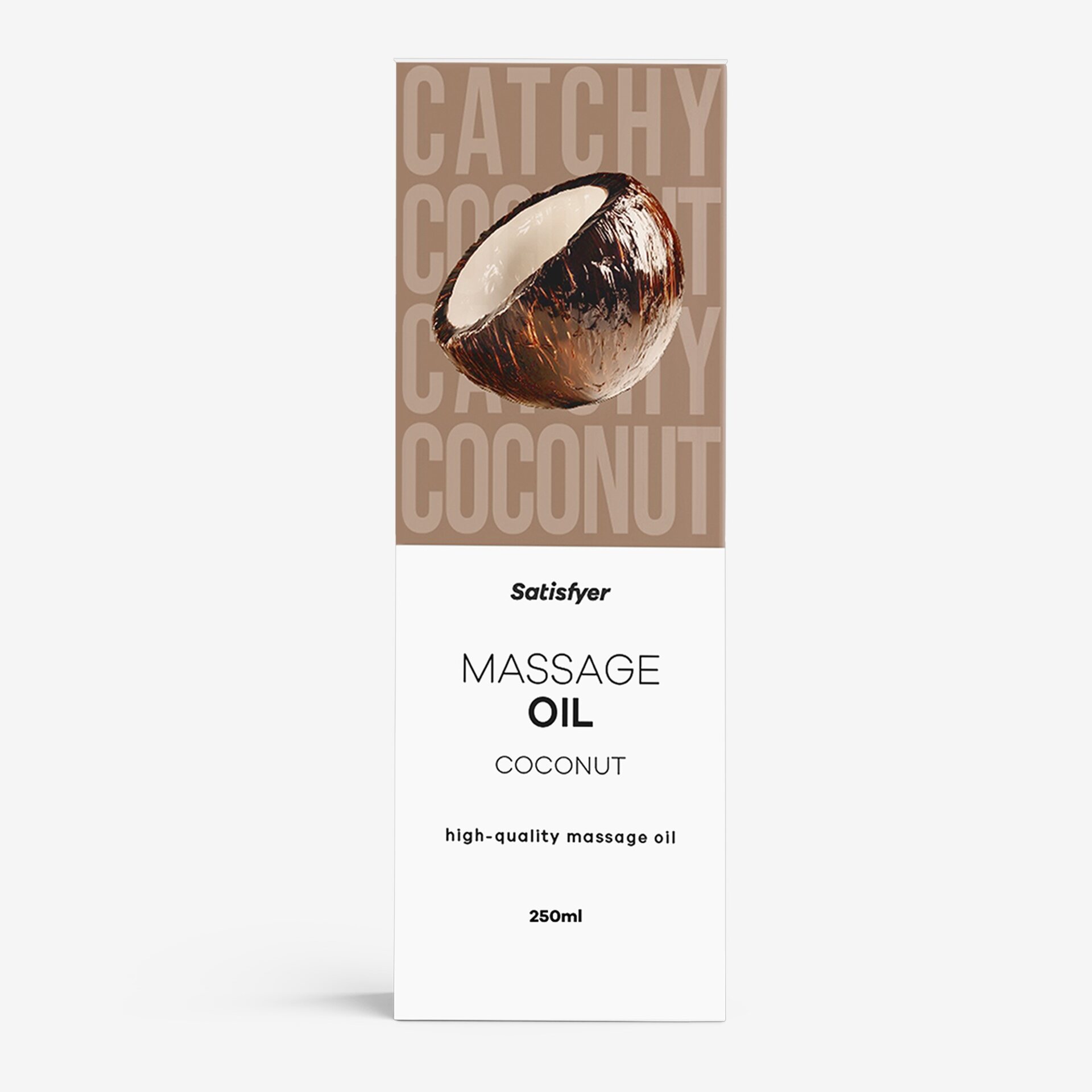 Satisfyer Premium Massage Oil – Scent Options, 250 ml ココヤシ