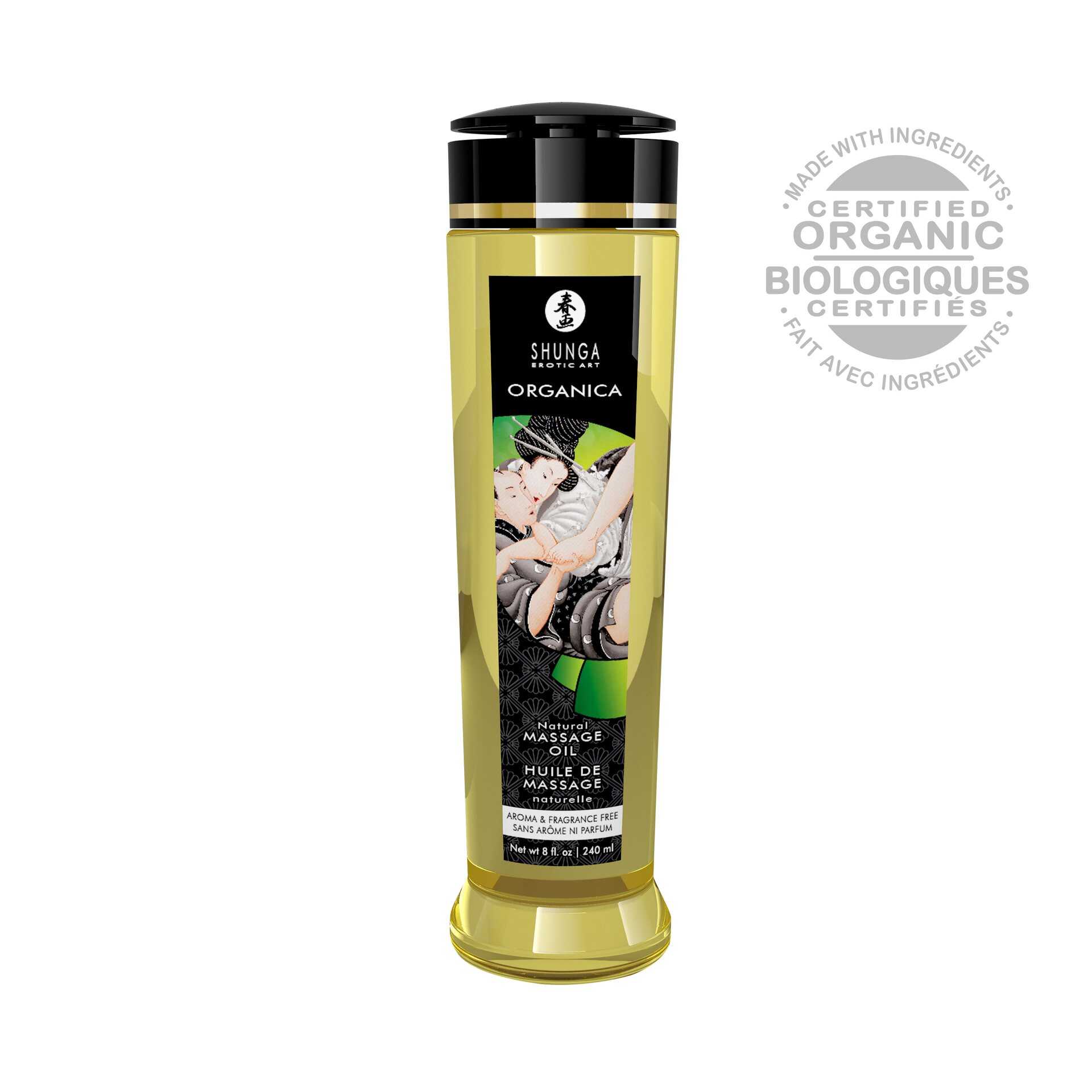 Shunga Erotic Massage Oil Neutraali