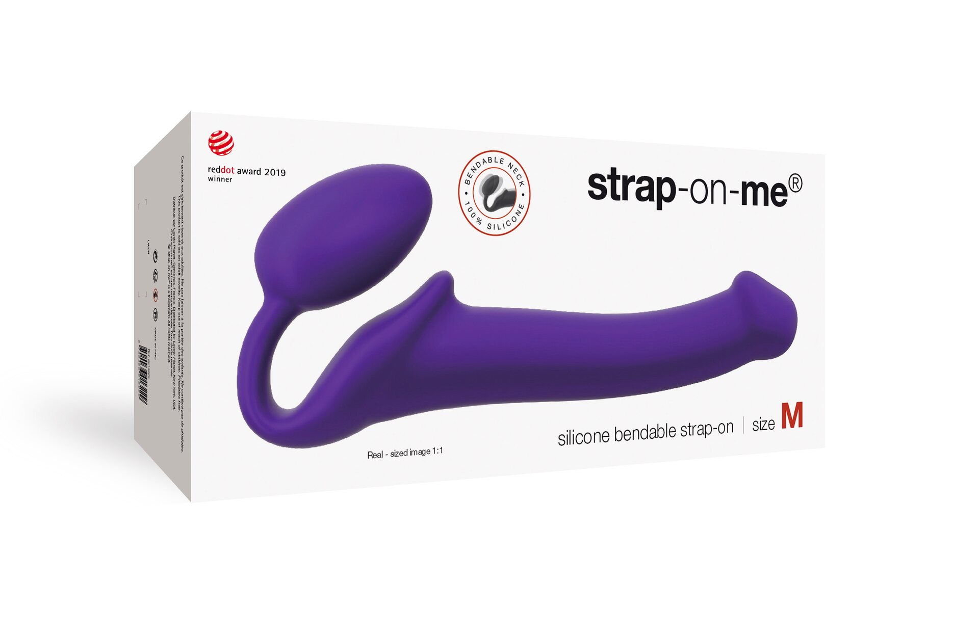 Strap On Me Silicone Bendable Strap-On Lila M