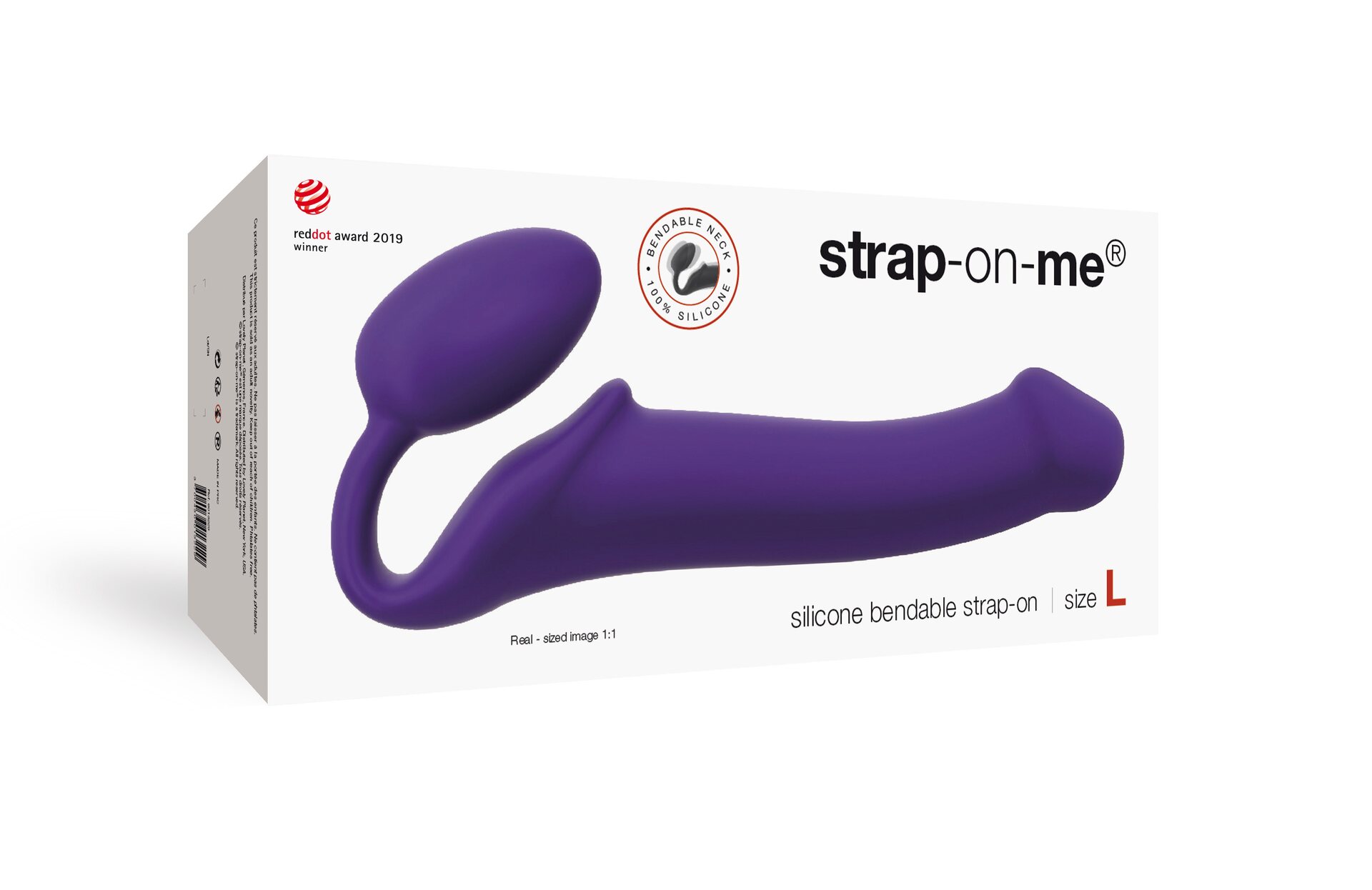 Strap On Me Silicone Bendable Strap-On Lila L