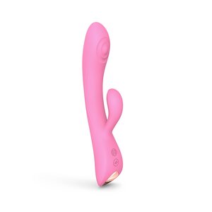 Love To Love Bunny & Clyde Rabbit Vibrator, rose