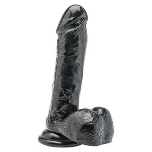 Toy Joy Get Real Dildo 17.8 cm, musta