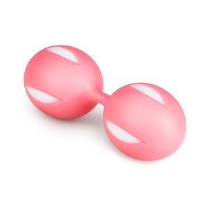 Easy Toys Wiggle Duo Soft Double Kegel ボール, ピンク