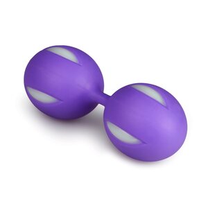 Easy Toys Wiggle Duo Soft Double Kegel balls, 紫色