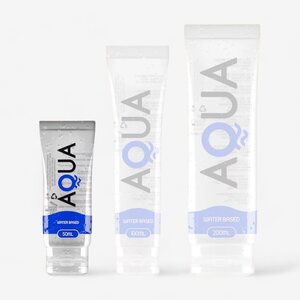 Aqua Pure Vattenbaserat Glidmedel (50/100/200 ml), 50 ml