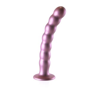 Ouch Beaded Silicone G-Spot Dildo 20.5 cm, Rosa