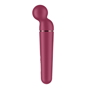 Satisfyer Planet Wand-er Vibrator, borvörös