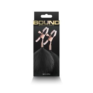 NS Novelties Bound Nipple clamps, 黑色