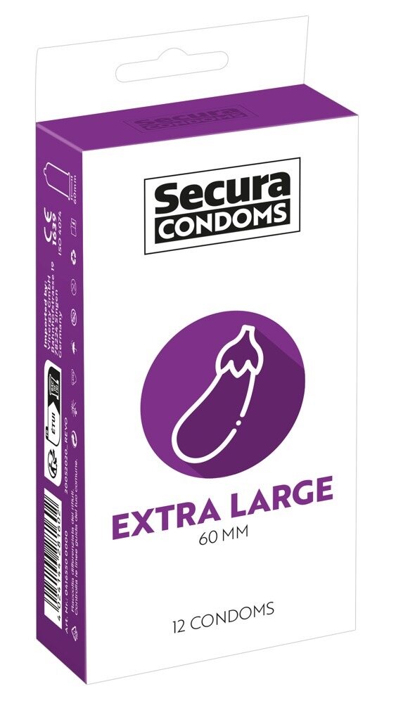 SECURA Extra Large Condoms 12 ks