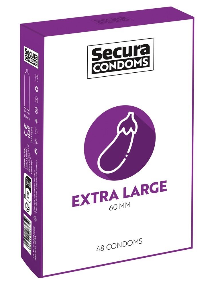 SECURA Extra Large Condoms 48 ks