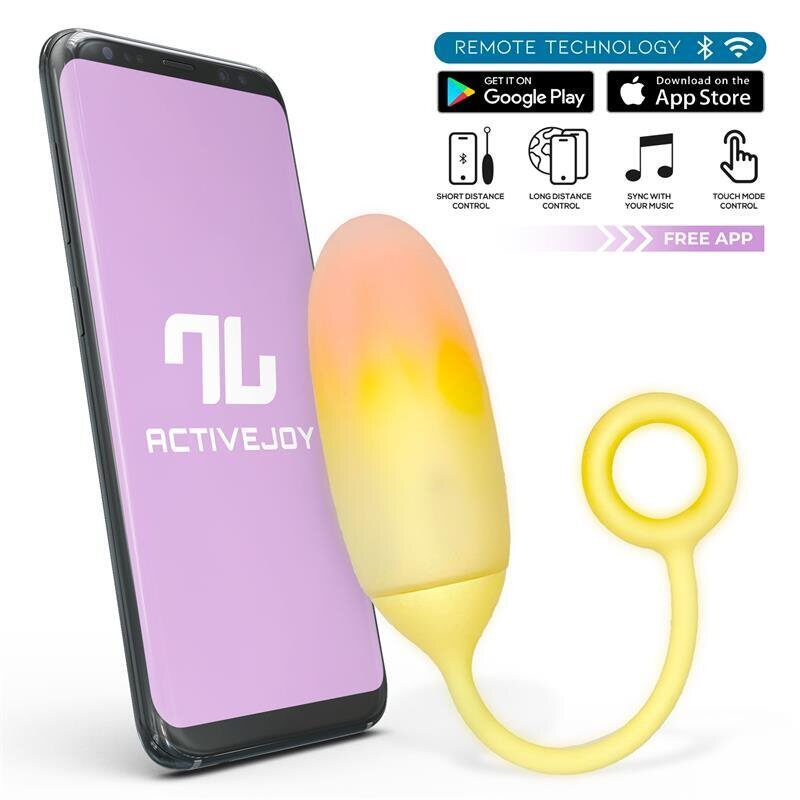 Intoyou App Series Remote Egg Vibrator Keltainen