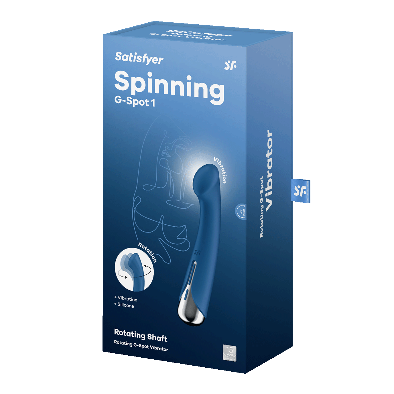 Satisfyer Spinning G-Spot Vibe 1 Modrá