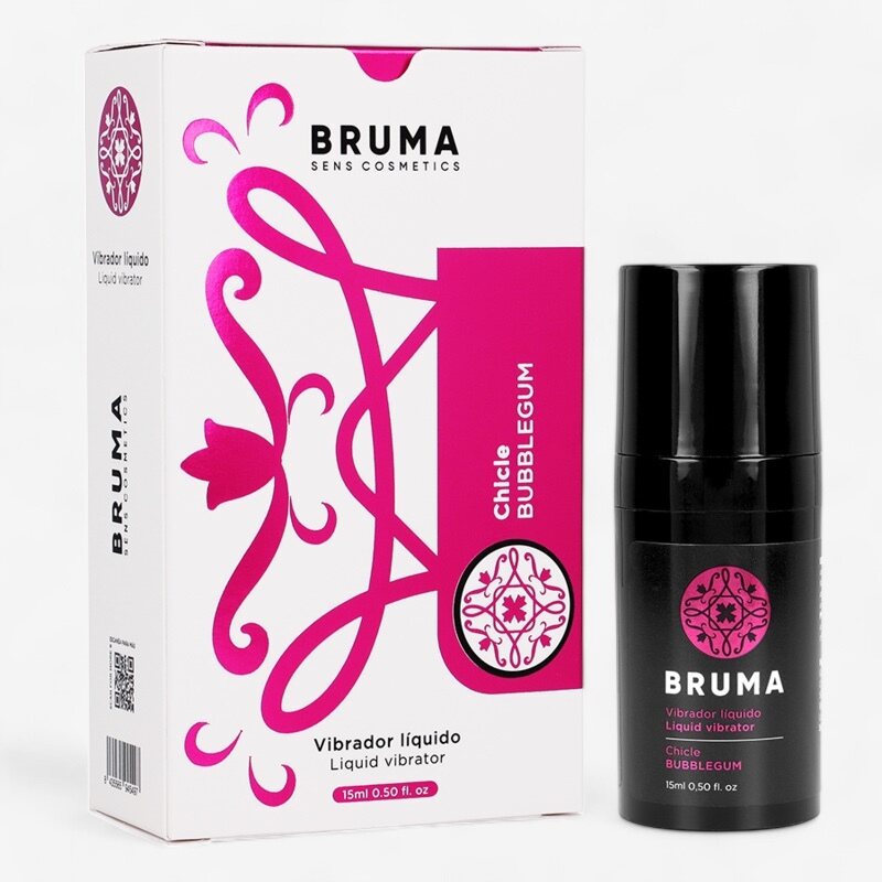 Bruma Liquid Vibrator – Flavored Stimulating Gel for Clitoral Pleasure 15 ml Bubble Gum