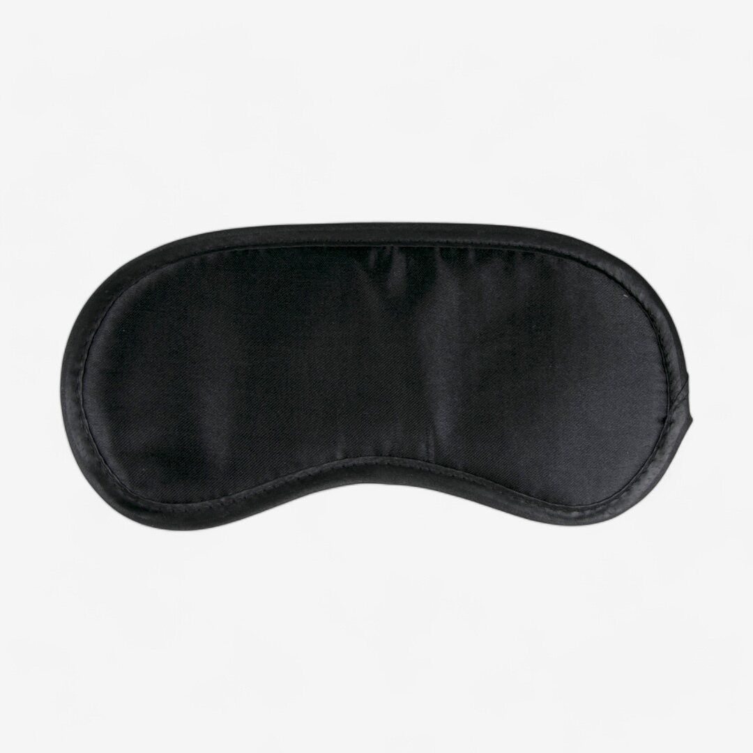 Easy Toys Black Satin Eye Mask Svart